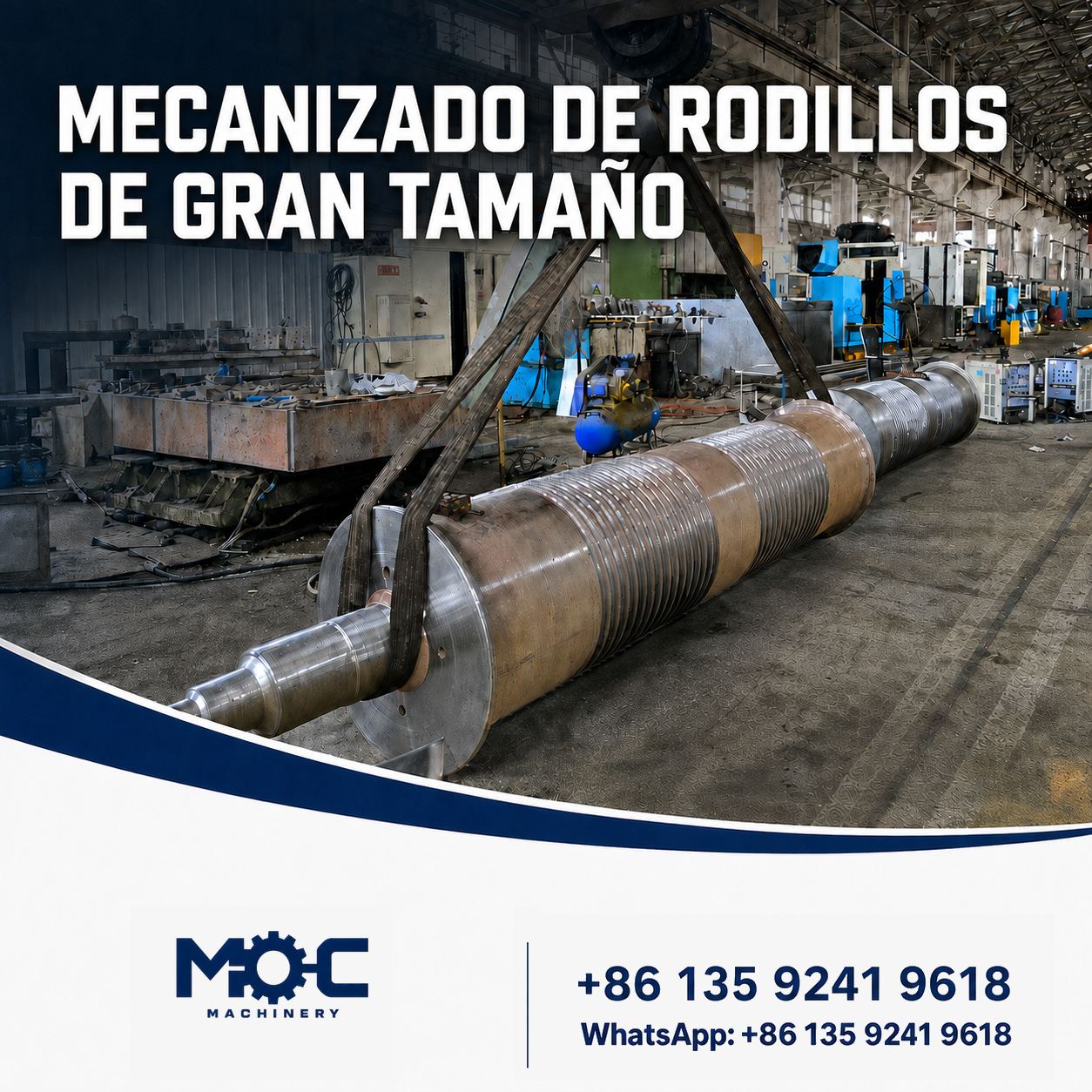 Large roller / heavy part machining